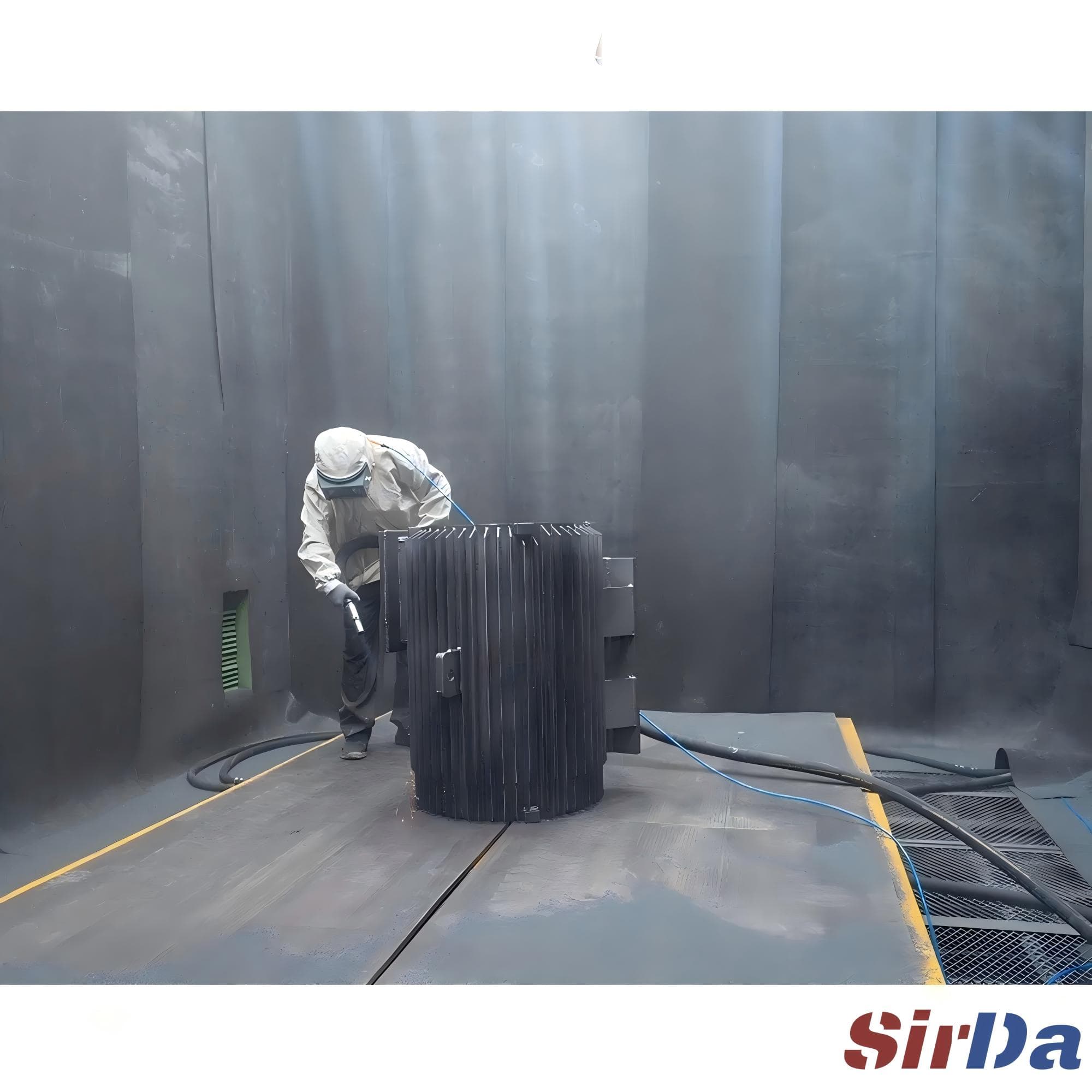 How to size a shot blasting machine for long castings