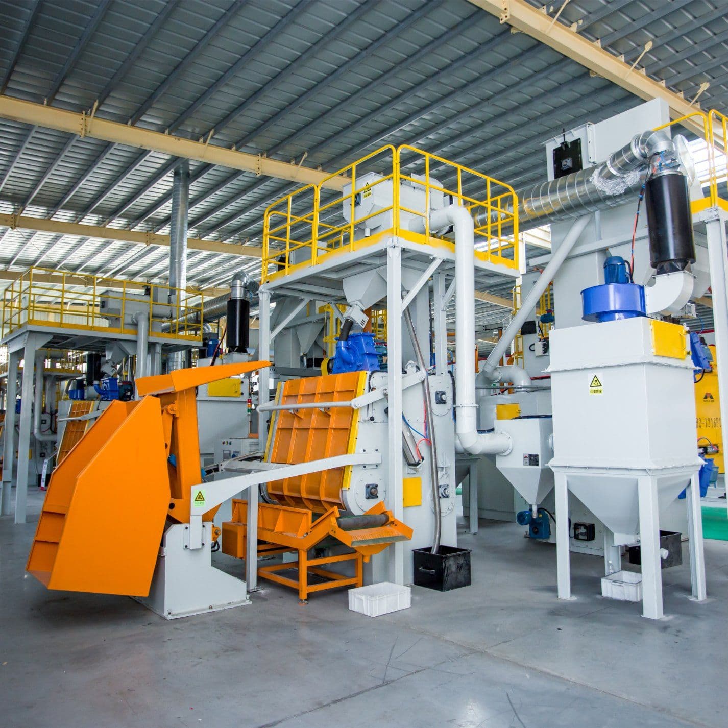 Rubber Belt Tumble Shot Blasting Machine for Copper and Thin-Wall Parts