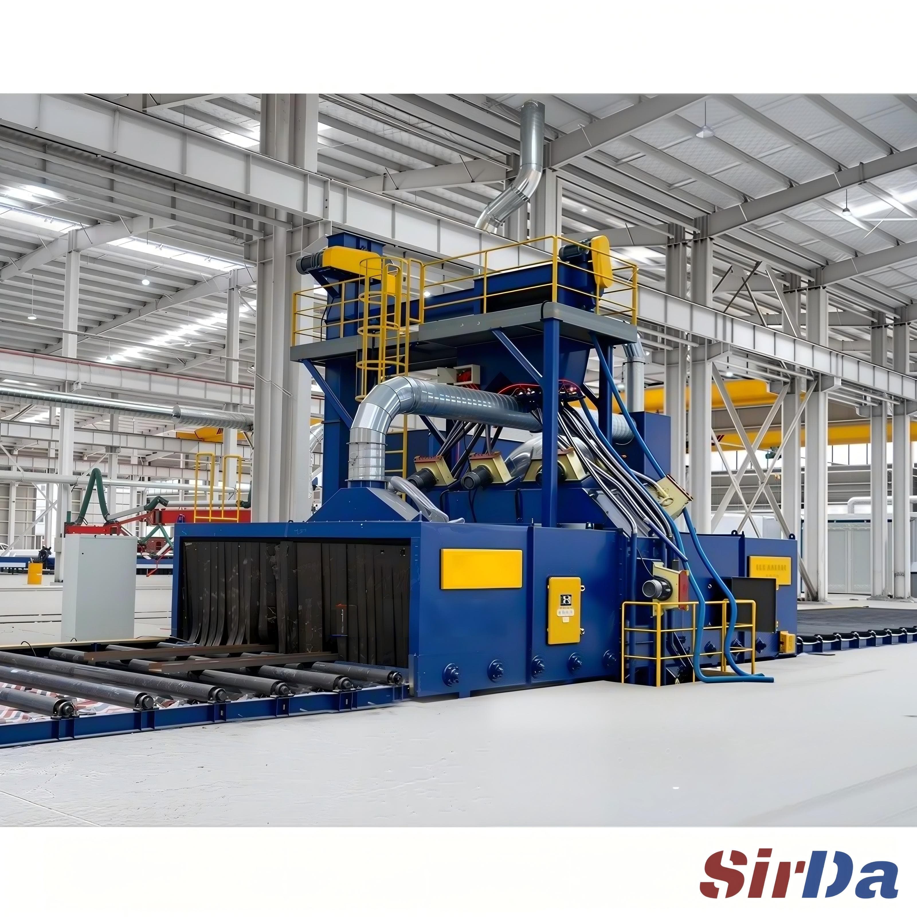 Q69 roller conveyor shot blasting system
